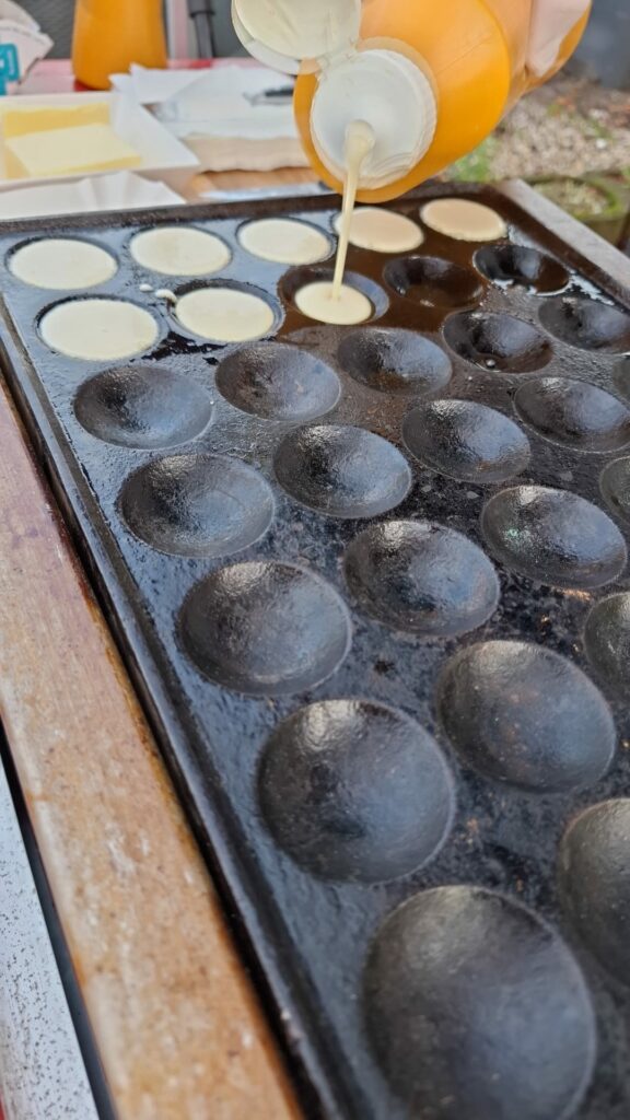 Familie poffertje. Poffertjes op locatie